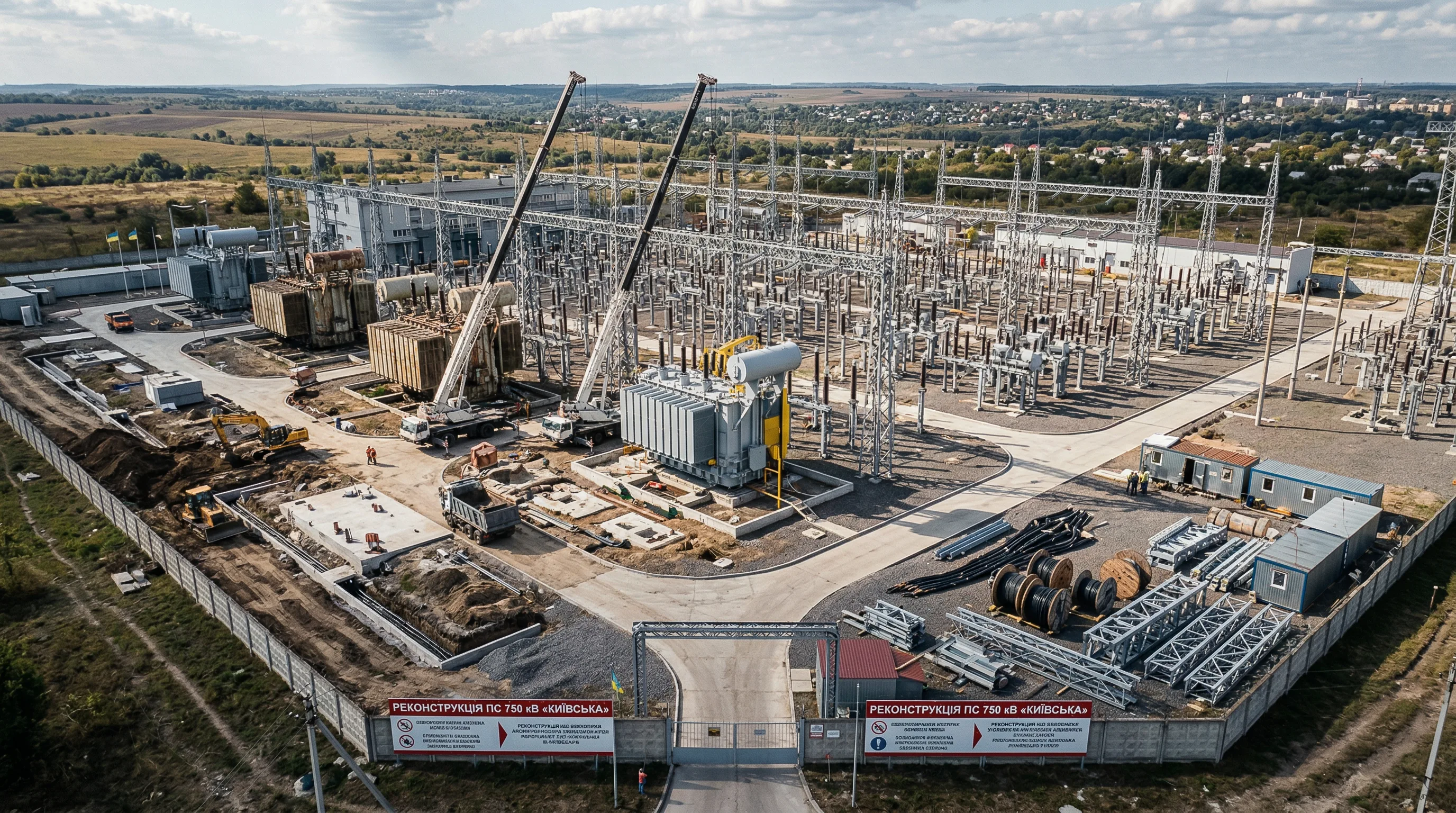 Реконструкція ПС-750 кВ Київська