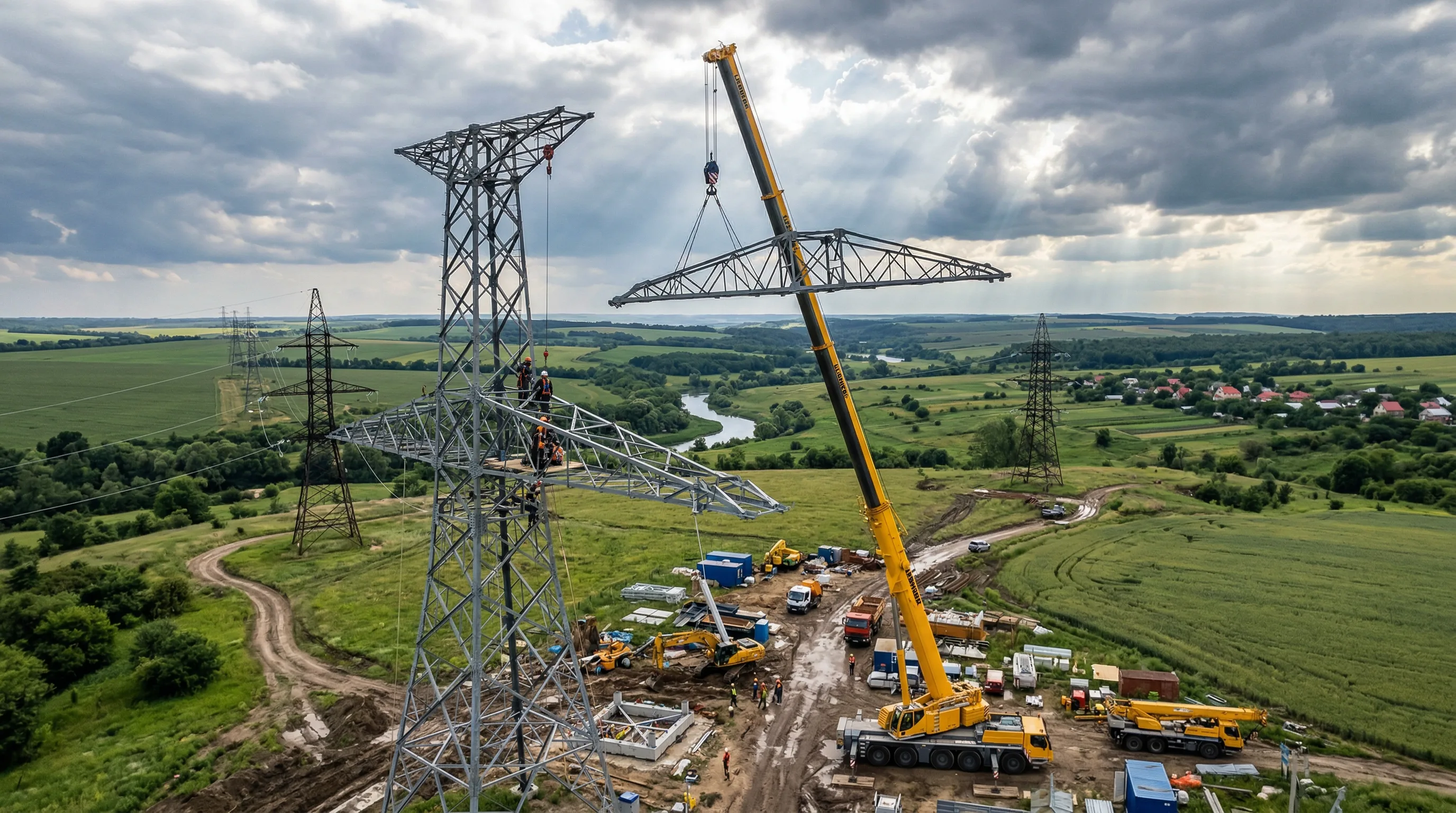Будівництво ліній електропередач